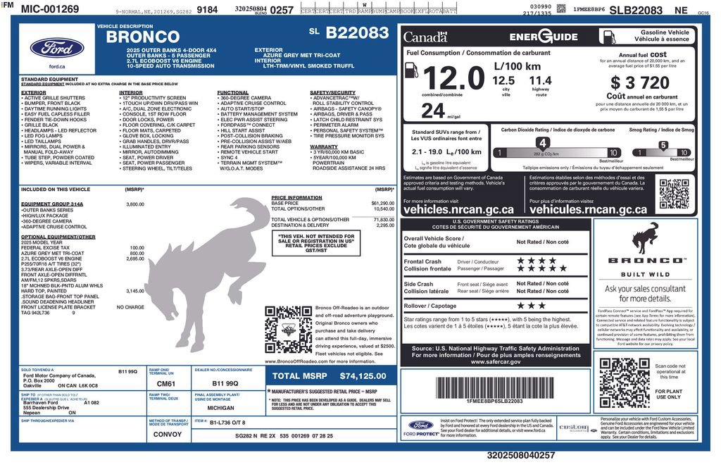 ford bronco 4-door 2025 1FMEE8BP6SLB22083 image ford bronco 4-door 2025 1FMEE8BP6SLB22083 image